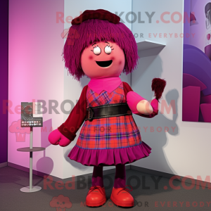 Disfraz de mascota Magenta...