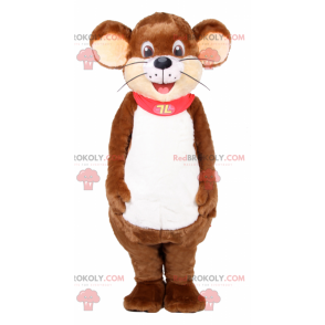 Mascote animal - Rato com capa - Redbrokoly.com