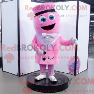 Rosa bryllupskake máscara...