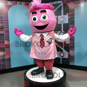 Rosa bryllupskake máscara...