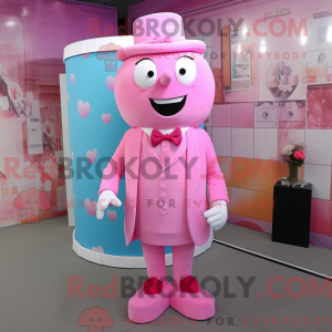 Rosa bryllupskake máscara...