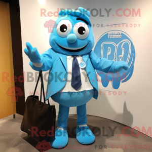 Sky Blue Attorney maskot...