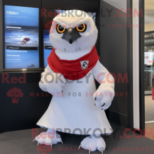 White Hawk-maskotdraktfigur...