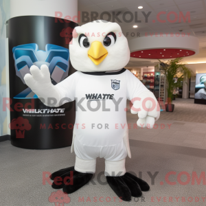 White Hawk-mascottekostuum...