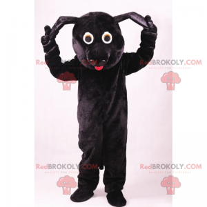 Mascotte animaux de compagnie - Chien noir - Redbrokoly.com