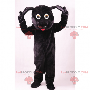 Pets mascot - Black dog - Redbrokoly.com