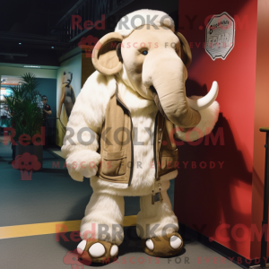 Personaggio mascotte mammut...