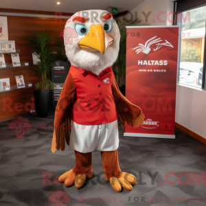 Costume mascotte Red Haast...