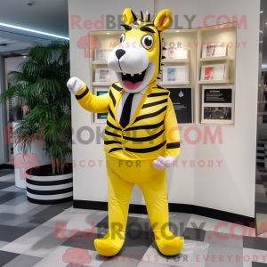 Disfraz de mascota de cebra...