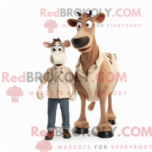 Disfraz de mascota Okapi...
