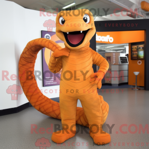 Oransje Titanoboa máscara...
