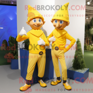 Yellow Alf-maskotdraktfigur...