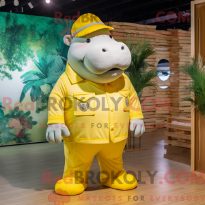 Mascotte d hippopotame...