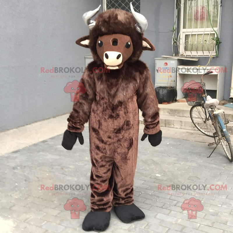 Mascotte animaux de la ferme - Buffle - Redbrokoly.com Mascotte animaux de la ferme - Buffle - Redbrokoly.com