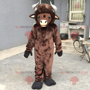 Farm animal mascot - Buffalo - Redbrokoly.com