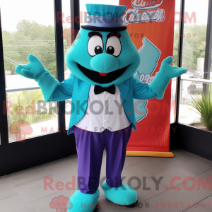 Turquoise Jambalaya mascot...