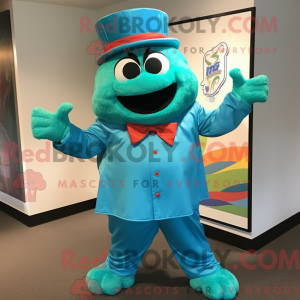 Turquoise Jambalaya mascot...