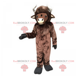 Husdyrmaskot - Buffalo - Redbrokoly.com