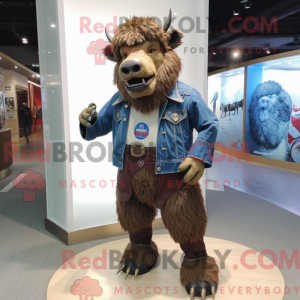 Buffalo maskot kostume...