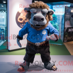 Buffalo maskot draktfigur...