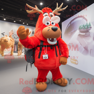 Personaggio mascotte renna...