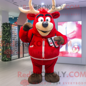 Personaggio mascotte renna...