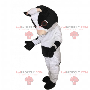 Farm maskot - Ko med små horn - Redbrokoly.com