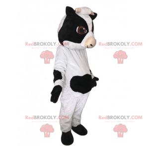 Husdyrmaskot - Ko med små horn - Redbrokoly.com