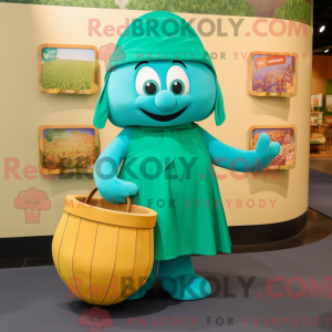 Turkis Pot Of Gold maskot...