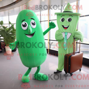 Green Green Bean mascot...
