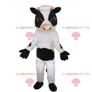Farm maskot - Ko med små horn - Redbrokoly.com