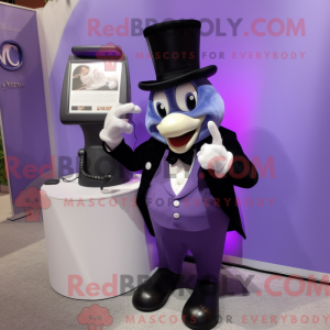 Lavendel telefon maskot...
