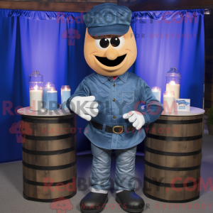 Navy Scented Candle mascot...