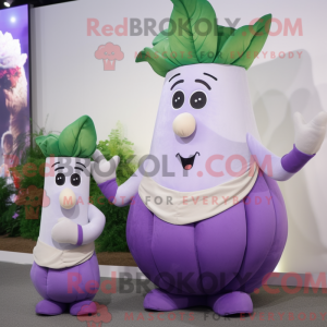 Lavendel majroe maskot...