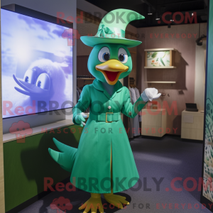 Green Dove maskotdraktfigur...