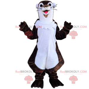 Mascotte bosdier - bruine otter - Redbrokoly.com