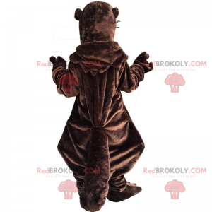 Forest animal mascot - Brown otter - Redbrokoly.com