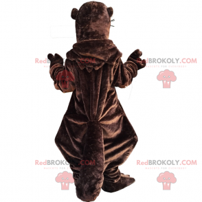 Mascote animal da floresta - lontra marrom - Redbrokoly.com