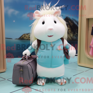 White Guinea Pig mascot...