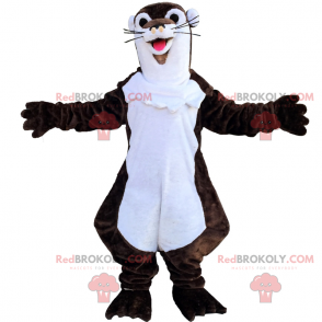 Mascotte animale della foresta - Lontra marrone - Redbrokoly.com