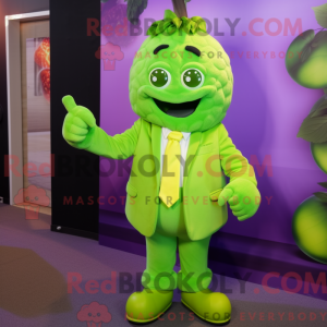 Postava maskota Lime Green...