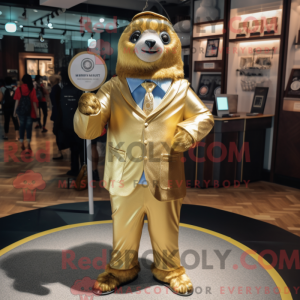 Disfraz de mascota Gold...