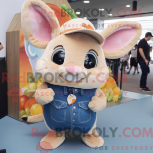 Peach Chinchilla maskot...