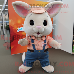 Peach Chinchilla mascot...