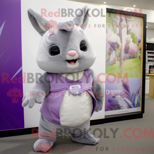 Lavendel Chinchilla maskot...