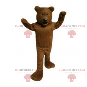 Mascote animal da floresta - ursinho - Redbrokoly.com