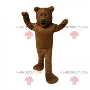 Mascote animal da floresta - ursinho - Redbrokoly.com