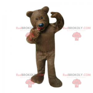 Mascotte animale della foresta - Piccolo orso - Redbrokoly.com