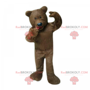 Mascotte animaux de la foret - Petit ourson - Redbrokoly.com