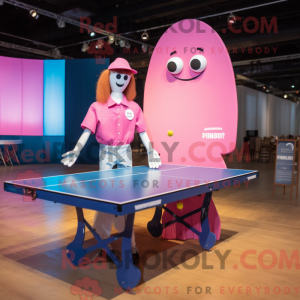 Roze pingpongtafel...